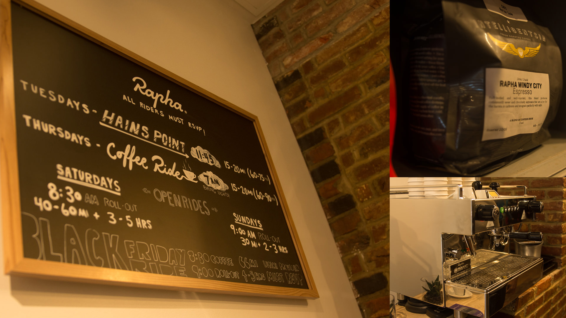 rapha cycling coffee ride board route hains point