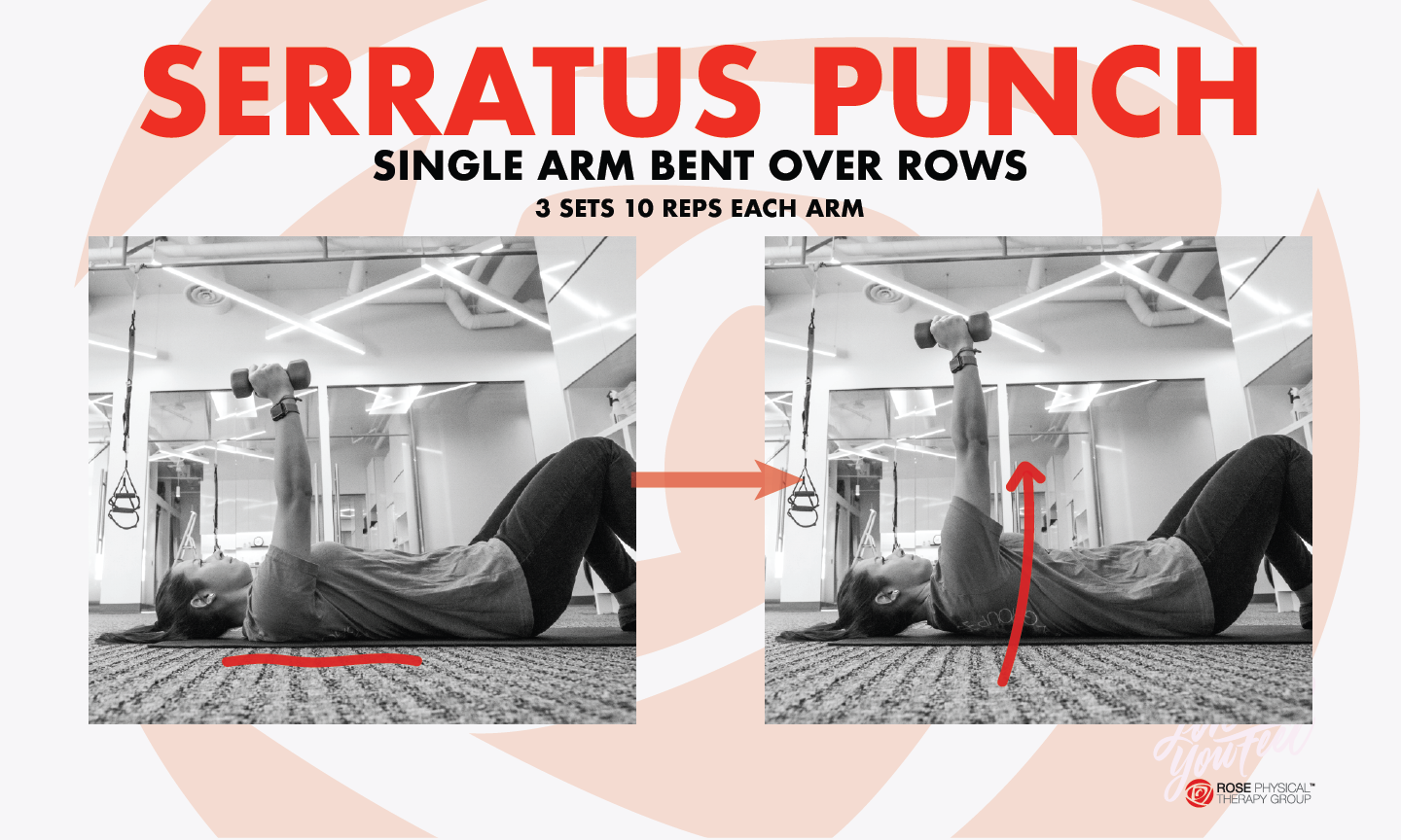 serratus punch rotator cuff shoulder physical therapy
