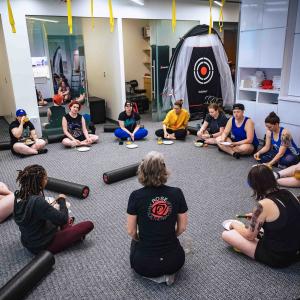 golf mechanics workshop at Navy Yard Capitol Hill physical therapy office
