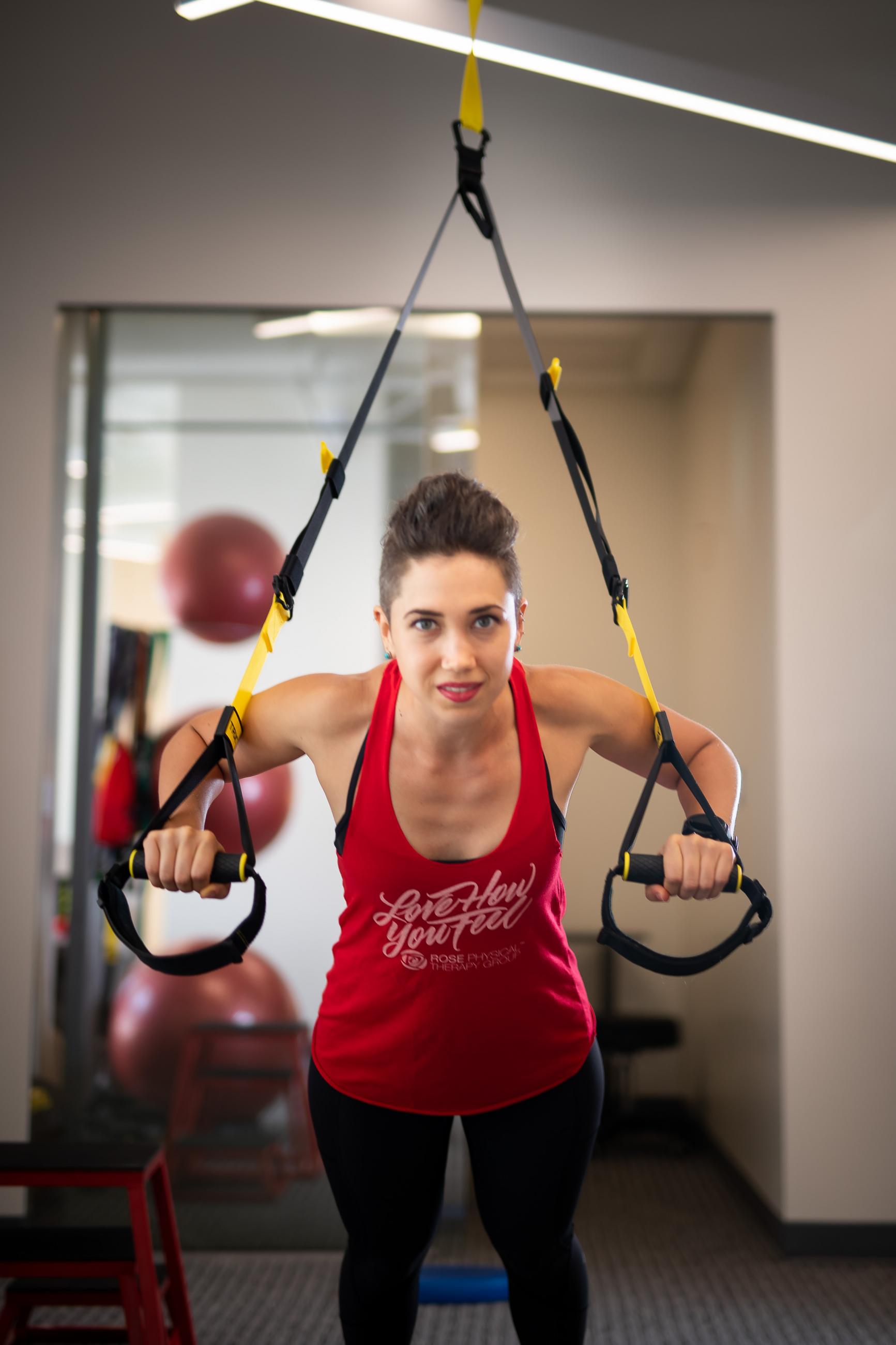 trx kit at Rose physical therapy in washington dc