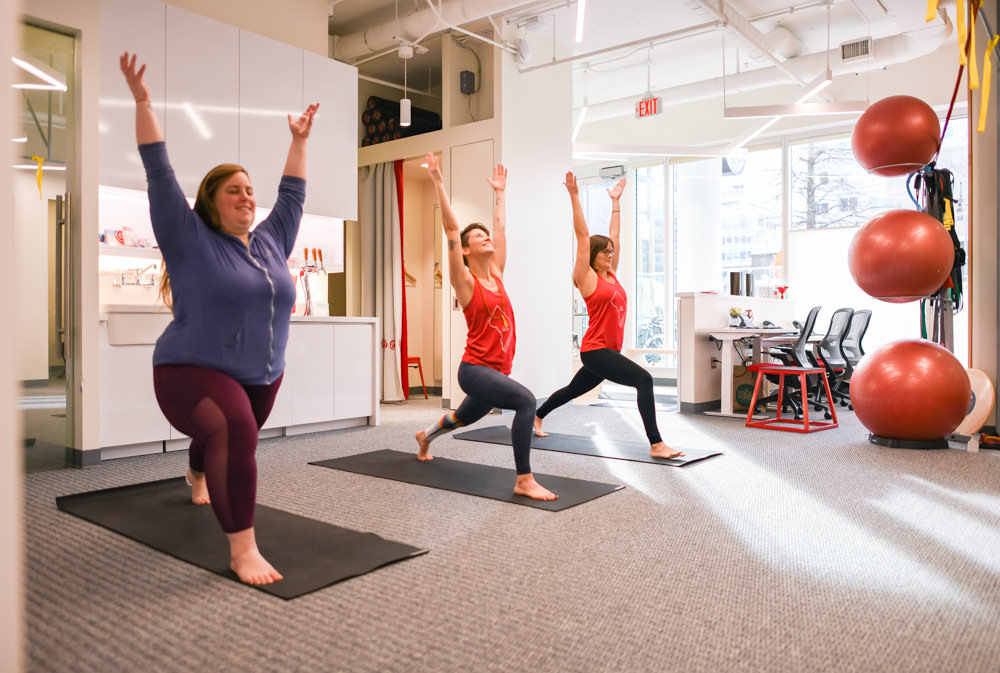 yoga standing pose rose physical therapy in navy yard washington dc